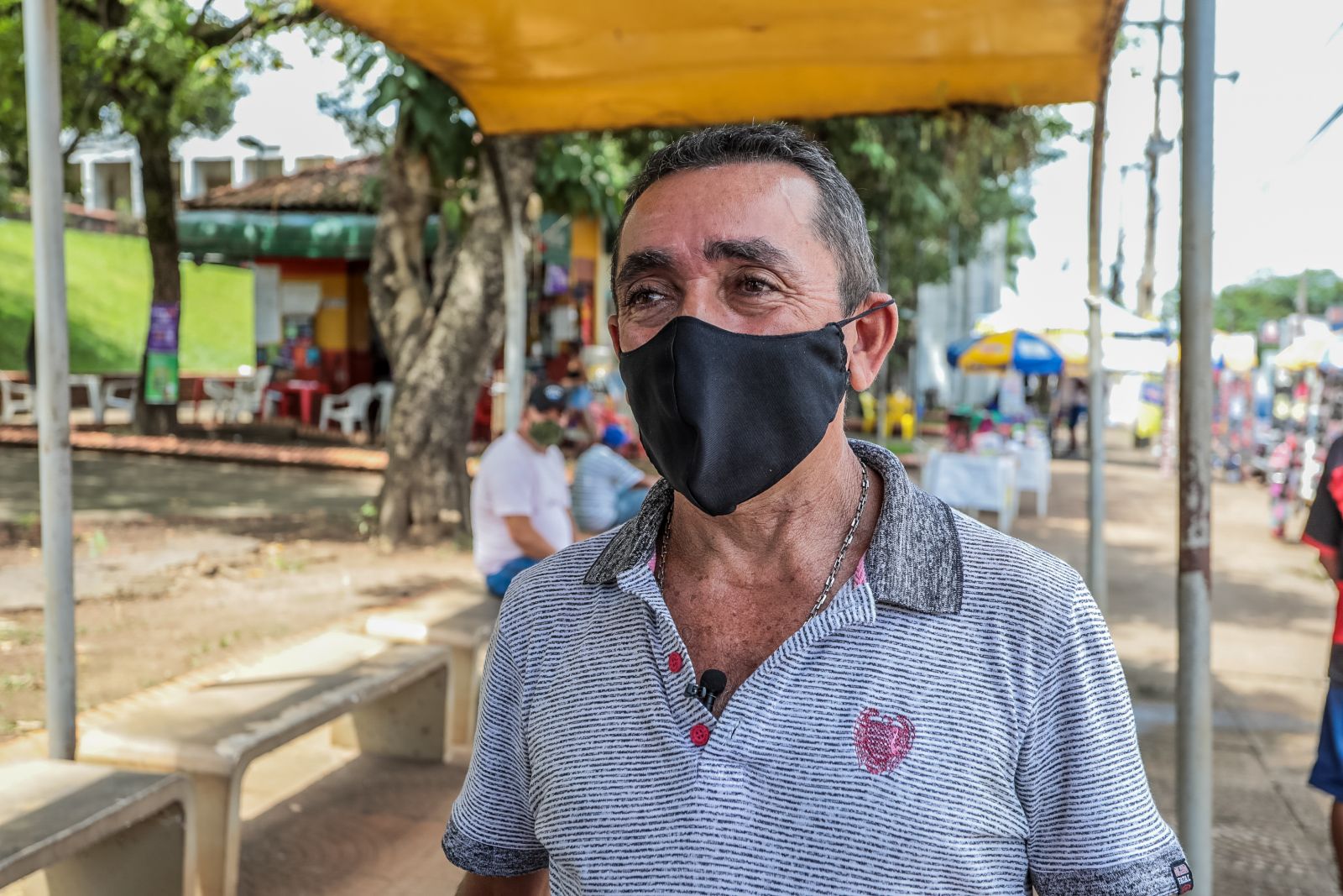 Adão Francisco deixou a moto guardada para economizar usando o transporte público